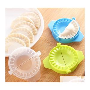 Bakvormen maken dumplings clip keukengereedschap diy jiaozi maker apparaat eenvoudig handdeeg drukpersgereedschap accessoires drop leveren dhn9d