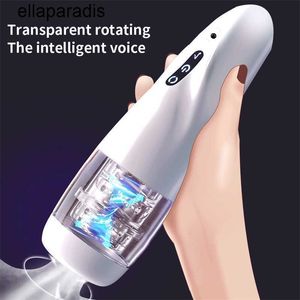 Adult massager Automatic Rotation Male Erotic Masturbator cup Pussy adult masturbation tools sex Machines toys for men Realistic Vagina