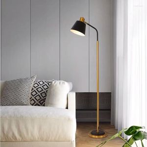 Floor Lamps Standing Design Lamp Wood Metal Stand Fan Candelabra Wrought Iron Bedroom Lights