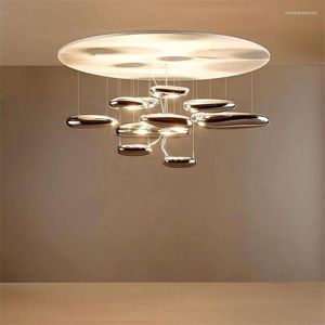 Chandeliers Italian Designer Floating For Living Room LOFT Chandelier Modern Exhibition Hall Decorative Indoor Lighting