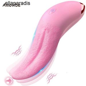 Sex Toys massager New Realistic Tongue Licking Vibrator For Women Clitoris Stimulation Blowjob Female Orgasm Machine