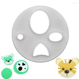 Baking Moulds Various Animal Face Cookie Cutter DIY Blossom Birthday Cake Fondant Mold Stamp Decorating Tools Kitchen Accessories