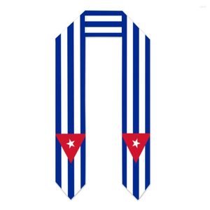 Lenços bandeira cuba lenço coo de grama de grama de lenço de primeira grade Estudos internacionais no exterior Acessório de festas unissex unissex