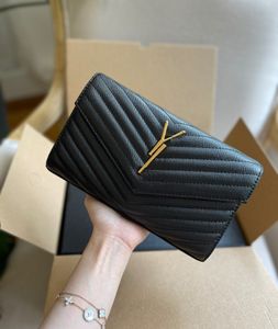 CASSANDRE Torebki Designer metalowy łańcuszek Torba na ramię z klapką crossbody Torby Z workiem przeciwkurzowym