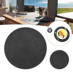 Table Mats & Pads Heat-insulating Place Set Waterproof Stain-resistant Household Pu Washable Non-slip PlacematsMats PadsMats