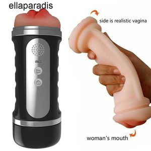 Sex Toys Massager Automatisk räkning Male Masturbator Glans Övningsmedel Masturbate Cup Stön Sugar vibrerande för män Maskinleksak