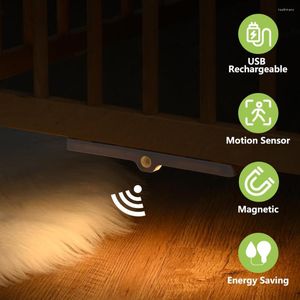 Luci notturne Motion Smart Sensor Wireless Led Home Camera da letto Armadio Armadio Vetrina del vino Corridoio Corridoio Luce del cassetto