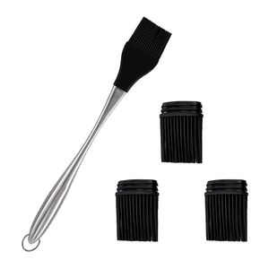 Tools & Accessories 4 Pcs Silicone Basting Pastry Brush Set Grill Oil Nonstick Cooking For BBQ Baking