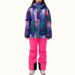 Giacche da sci Donne da sci inverno Snowboard calda da esterno Femmina Attrezzatura per pantaloni per pantaloni per giacca e trasparente