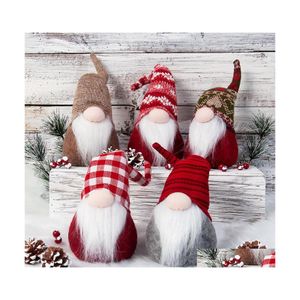 Decorazioni Natalizie Ornamenti Di Babbo Natale Nordico Ornamento Di Bambola Senza Volto Land God Peluche 9X8X29Cm Decorazione Di Natale Drop Delivery Home Dhugl