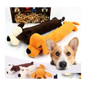 Dog Toys Chews Pet Cat Funny Fleece Durability Plush Squeak Chew Sound Toy Fit For All Pets Long Drop Delivery Home Garden Supplies Dhzcb