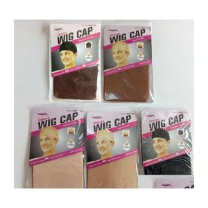 Wig Caps Deluxe Cap Hair Net For Weave Nets Stretch Mesh Making Wigs Size Drop Delivery Products Accessories Dhdew