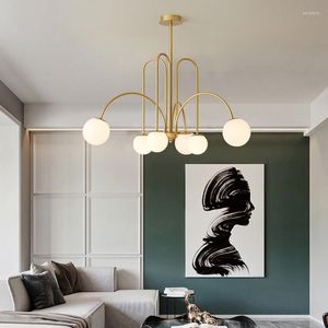 Ljuskronor nordisk led ljuskrona i vardagsrummet kök sovrum loft guld svart magi bön hängande lampa modern belysning för hem