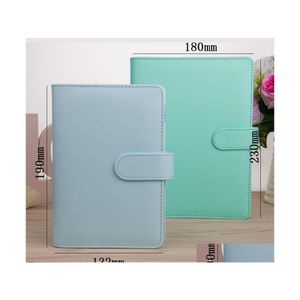 Блокноты A5 A6 Notebbook Binder Binder Loose Leaf Notebooks Refillable 6 кольца для наполнителя ER с магнитной пряжкой.