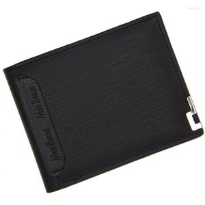 Wallets 2023 Men's Wallet Leather Bifold Slim Fashion /ID Holders And Inserts Coin Purses Luxury Business