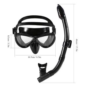Dykmasker Ankomst Kids Scuba MaskTube Set Professional Full-Torka Snorkling Mask Goggles Swimming Glasses