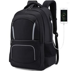 Rucksack Multifunktionale USB-Ladekopfhörerbuchse Große Kapazität Schultasche Outdoor-Reisetasche Mit Nachtreflektierenden Streifen
