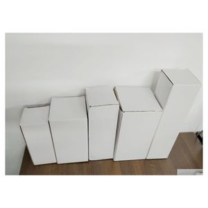 Wysyłki pudełka hurtownia pudełka z białego papieru opakowanie karton błyszcząca laminowanie do kubka upuszczania dostawy biur