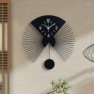 Orologi da parete Orologio silenzioso Decor Elettronico Bianco e nero Nordic Simple Large Kitchen Reloj De Pared Home Watch