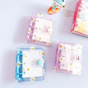 Mini 3 Hole Daisy Binder Note Planner Organizer Notebook Journal Diary Ring Kawaii School Supplies