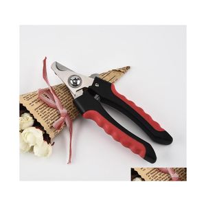 Dog Grooming Professional Stainless Steel Pet Nail Clippers Scissor Animal Cat Claw Cutters Puppy Drop Delivery Home Garden Supplies Dhra9