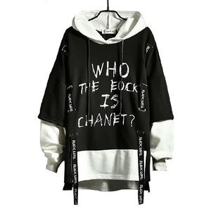 Mens Hoodies Sweatshirts Fashion Mens Hoodie Casual Letter Printing Crewneck Lounge Wear Streetwear Thin Hoodie Hip Hop Punk Women Men Anime Clothing 230114