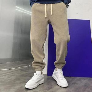 Herrenhose, schicke Herren-Jogginghose, lockere Kordelzugtaschen, Winter, einfacher Stil für den täglichen Gebrauch