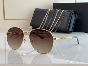 Новые солнцезащитные очки для мужчин Пилот женской дизайнерской дизайнерской солнцезащитный солнцезащитный высококачественный металлический рамка CH2187 Компьютерные очки для чтения размером 58 мм Настраиваемые рецептурные солнцезащитные очки 1.67