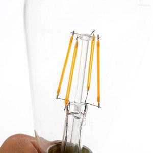 Vintage glödlampa retro edison stil led filament hemutställningslampa e27 4W - ST64