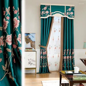 Curtain Curtains Bedroom Living Room Blackout Chinese Imitation High-grade Fabric Finished Product