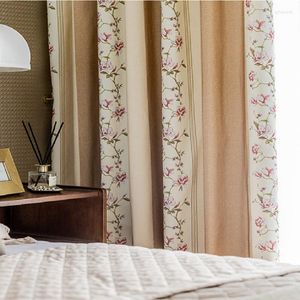Занавес современные занавески для гостиной столовой спальни простой полиэстер-коттон