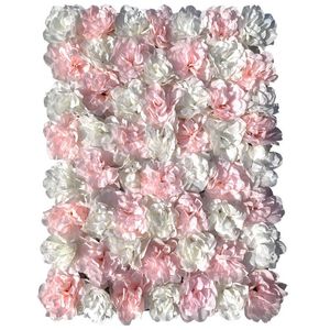 Ghirlande di fiori decorativi Artificiale Bianco Rosa Dali Fiore Decorazione murale Pannello Sfondo di nozze essiccato Padiglione Angoli Home Party Deco