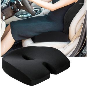 Kudde 1pc Tailbone Pain Anti-Decubitus Seat Pad Coccyk Wedge Memory Foam Non-Slip Protection Caudal Vertebra Acne