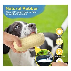 Dog Toys Tuggar Creative TPR Squeaks Sunda Toy Nontoxic Molar Tooth Cleaner Rubber Peanut Clean Chew Dental Care Pet Supplies Dr Oteyd
