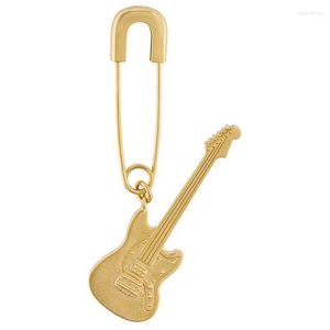 Dangle Earrings Rongho Design Metal Guitarra Pins For Women Encordada Earring Pendant Hiphop Jewelry Party Show Accessories