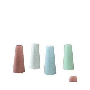 Wazony małe solidne świeże ceramiczne nowoczesne proste proste wystrój domu suchy kwiat elementy dekoracyjne ozdoby mini wazon dostawa gar otpxz