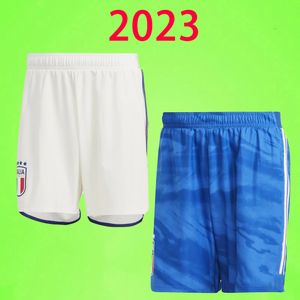 Italy 2023 soccer shorts 23 24 home away third Italian JORGINHO EL SHAARAWY BONUCCI INSIGNE BERNARDESCHI Adult men Italia FOOTBALL PANTS white blue