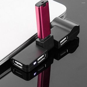 Rotativo 4 portas USD2.0 Adaptador de cabo de dados do cubo para laptop de carro