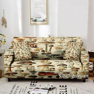 Chair Covers Mushroom Art 3D Print Elastic Sofa Cover Stretch Couch For Living Room Sectional Protector W04