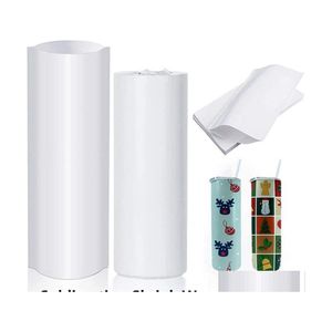 Packing Bags Sublimation Shrink Wrap Sleeves White For Skinny Tumbler Regar Wine Film Drop Delivery Office School Business Industrial Dhovx