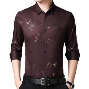 Men's Casual Shirts 2023 Designer Big Pocket Mens For Men Clothing Korean Fashion Long Sleeve Shirt Luxury Dress Clothes Jersey 7317