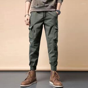 Men's Pants Men's Cargo Mens Casual Multi Pockets Military Large Size Tactical Men Outwear Army Straight Trousers