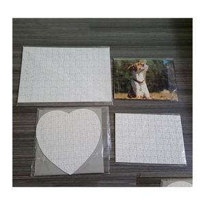 Favor A5 A4 A4 Faça o coração Sublimação Diy Puzzles Love Puzzle Transferência Impressão em branco Consumíveis Dia dos namorados Day Toys Child Drop OTHPL