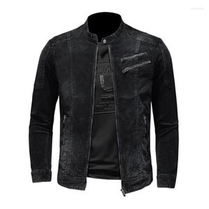 Jackets masculinos Mens 2023 Jaqueta de casaco de beisebol Casual Corduroy Jeans Jeans Stand Stand Colla Black Fashion for Men S-5xl