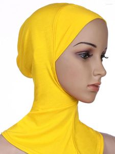 Ethnic Clothing Muslim Hijab Inner Hat Underscarf Pull On Islamic Scarf Turban Caps Full Headcover Women Headwrap
