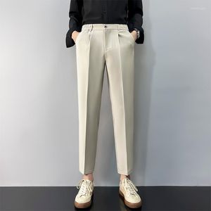 Męskie spodnie męskie drapy mody anty-niszczące Business Business Casual Młodzieżowe garnitury młodzieżowe