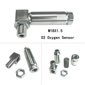 محول Lambda Adoxgen Sensor Spacer Mini Catalyst Cel Fix Eliminator Spacer Bung Boss Convertor Extension Models M18*1.5 HJ