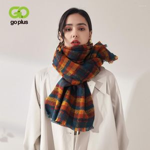 Szaliki goplus scarf faveard kobiety cachecol feminino inverno bufandas utrzymuj ciepłe przypadkowe opakowanie zimowe świąteczne zielone echarpe echarpe
