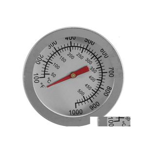 Termometri domestici 100 pezzi BBQ Pit Smoker Grill Termometro Gauge Temp Outdoor Cam Barbecue Cook Strumenti per test della temperatura degli alimenti Sn1 Dhbdy