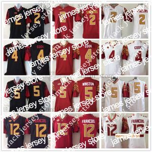 Abbigliamento da football americano da college Abbigliamento da football americano da college New Florida Ncaa College State 2 maglie Deion Sanders 3 Derwin James 4 Dalvin